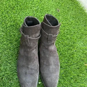 Saint Laurent Paris WYATT 30 OTTERPROOF JODHPUR BOOTS EBANO 40.5 Saint Laurent - Wyatt 30 Jodhpur boots Saint Laurent main image 4